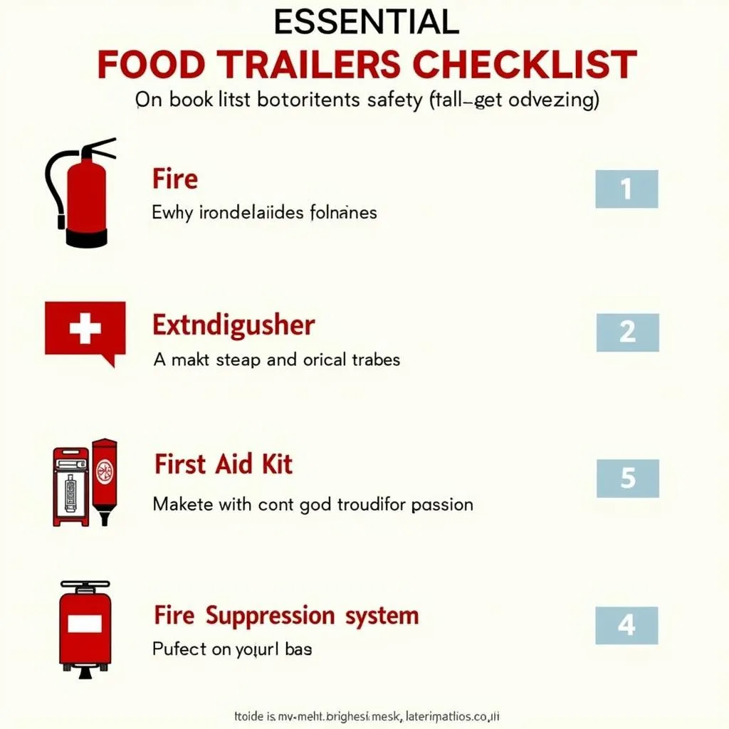 Food Trailer Safety Equipment Checklist