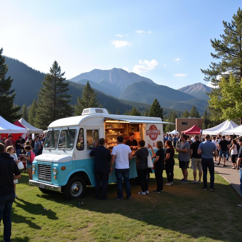 Food Truck at a Colorado Event