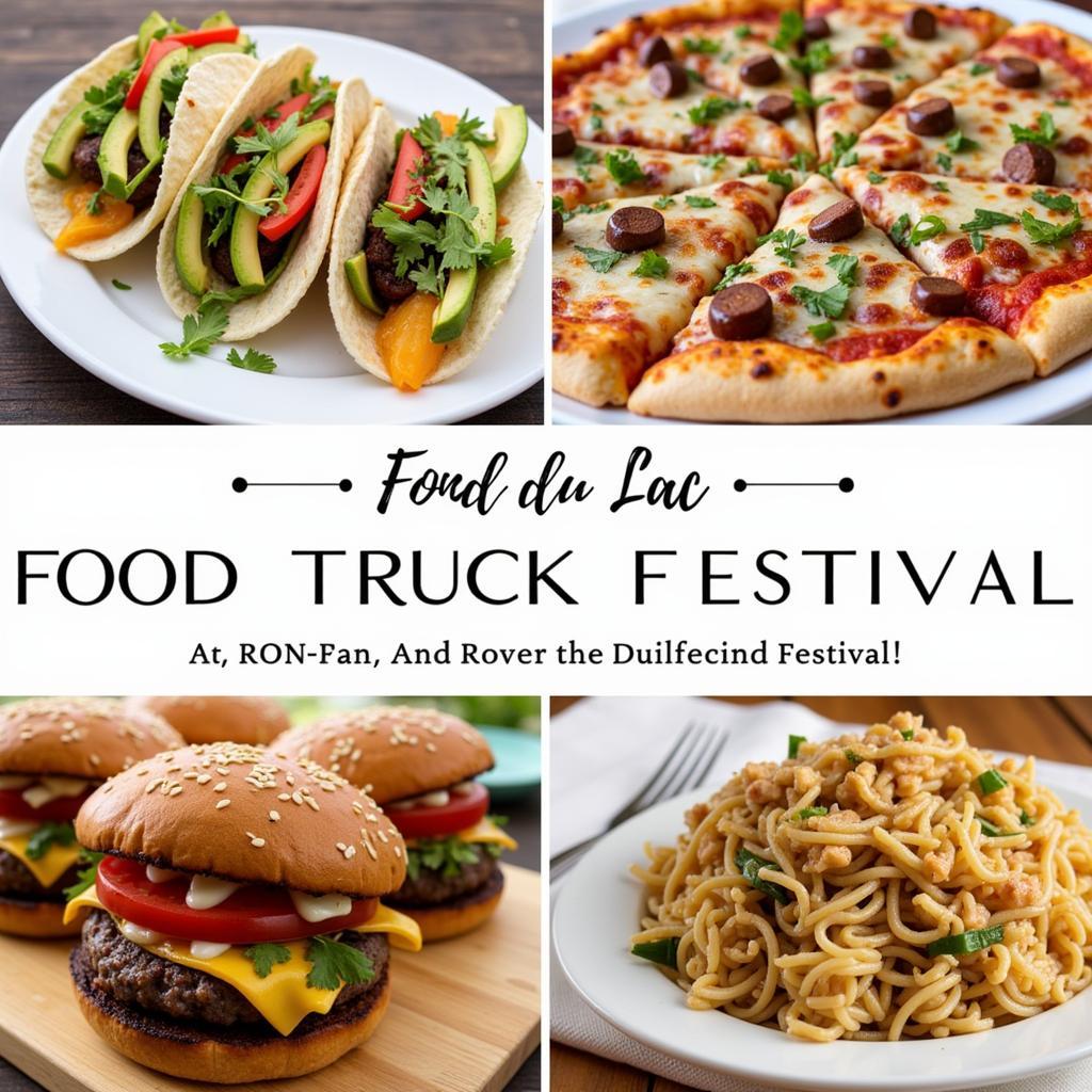 Diverse cuisine at the Fond du Lac Food Truck Festival