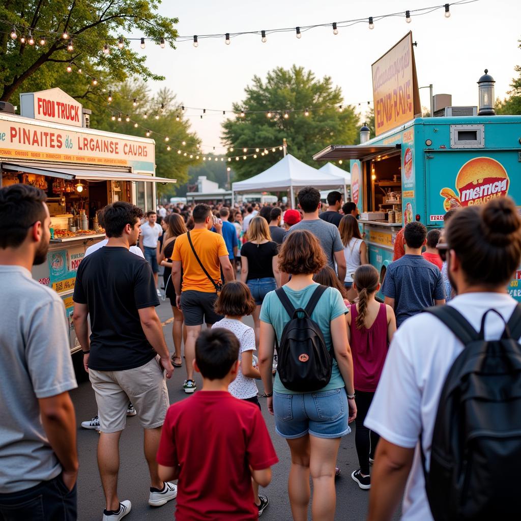 Food Truck Festival Gathering