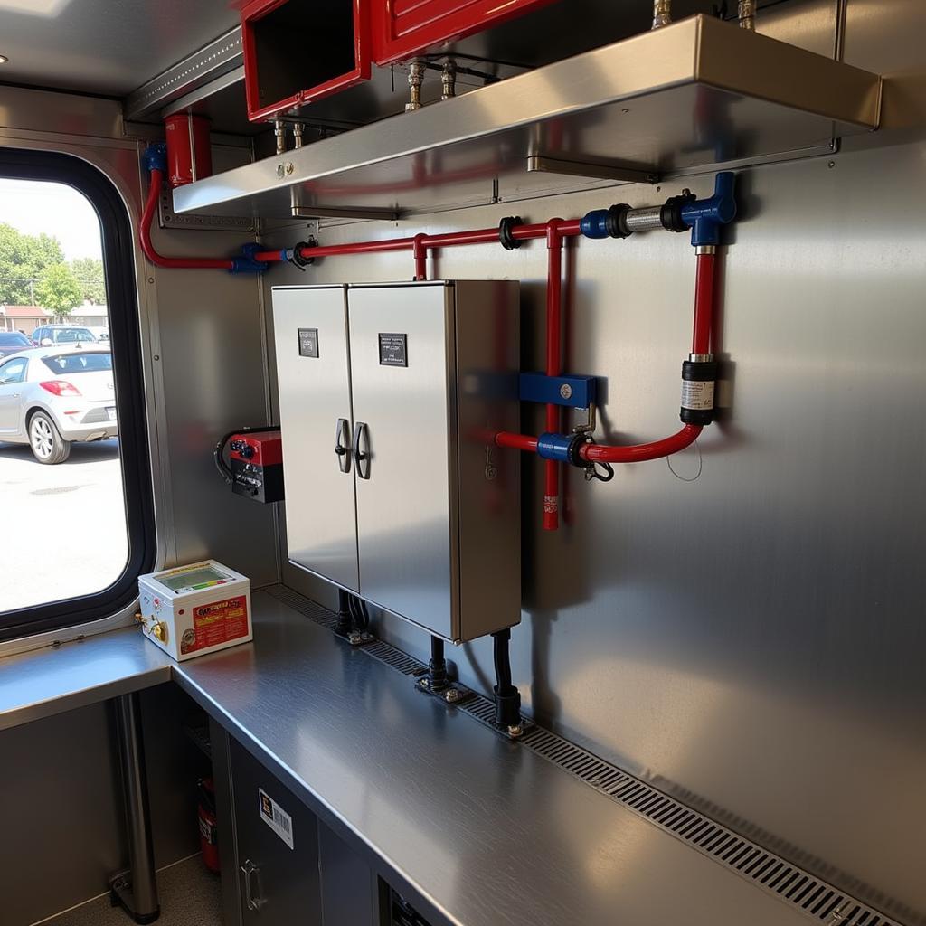 Food Truck Fire Suppression System Installation