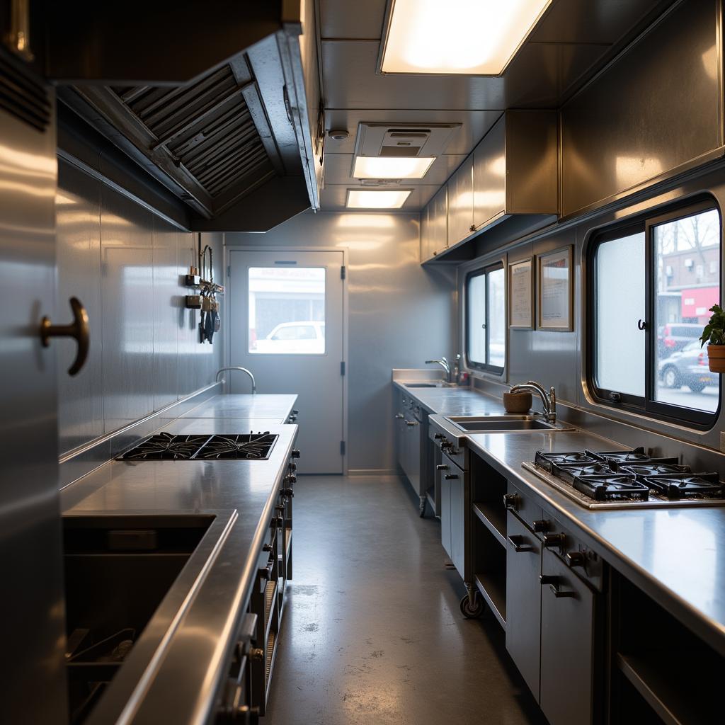 Well-Ventilated Food Truck Interior