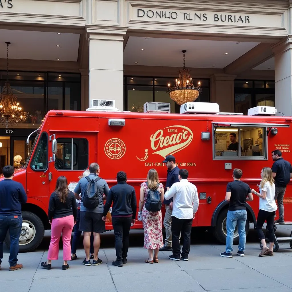 Food Truck at Country Club Plaza in Kansas City