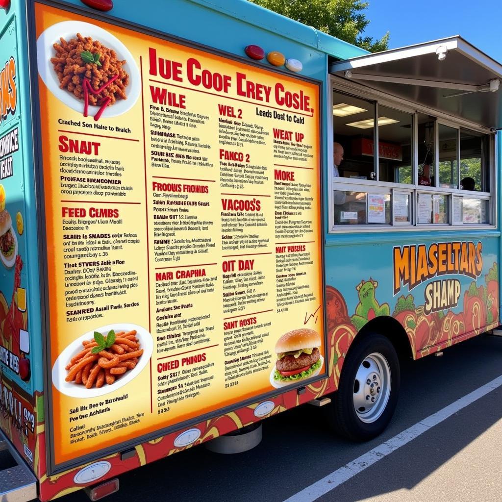 Food Truck Menu Board Design Ideas