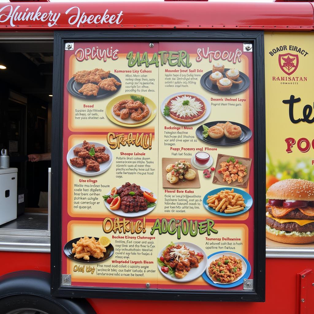 Food Truck Menu in Norfolk, VA