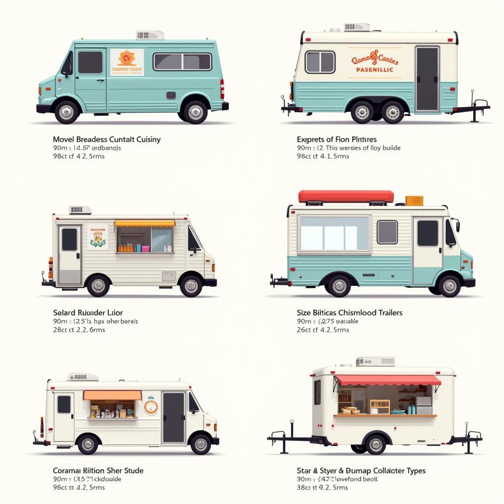 Different Food Truck Models