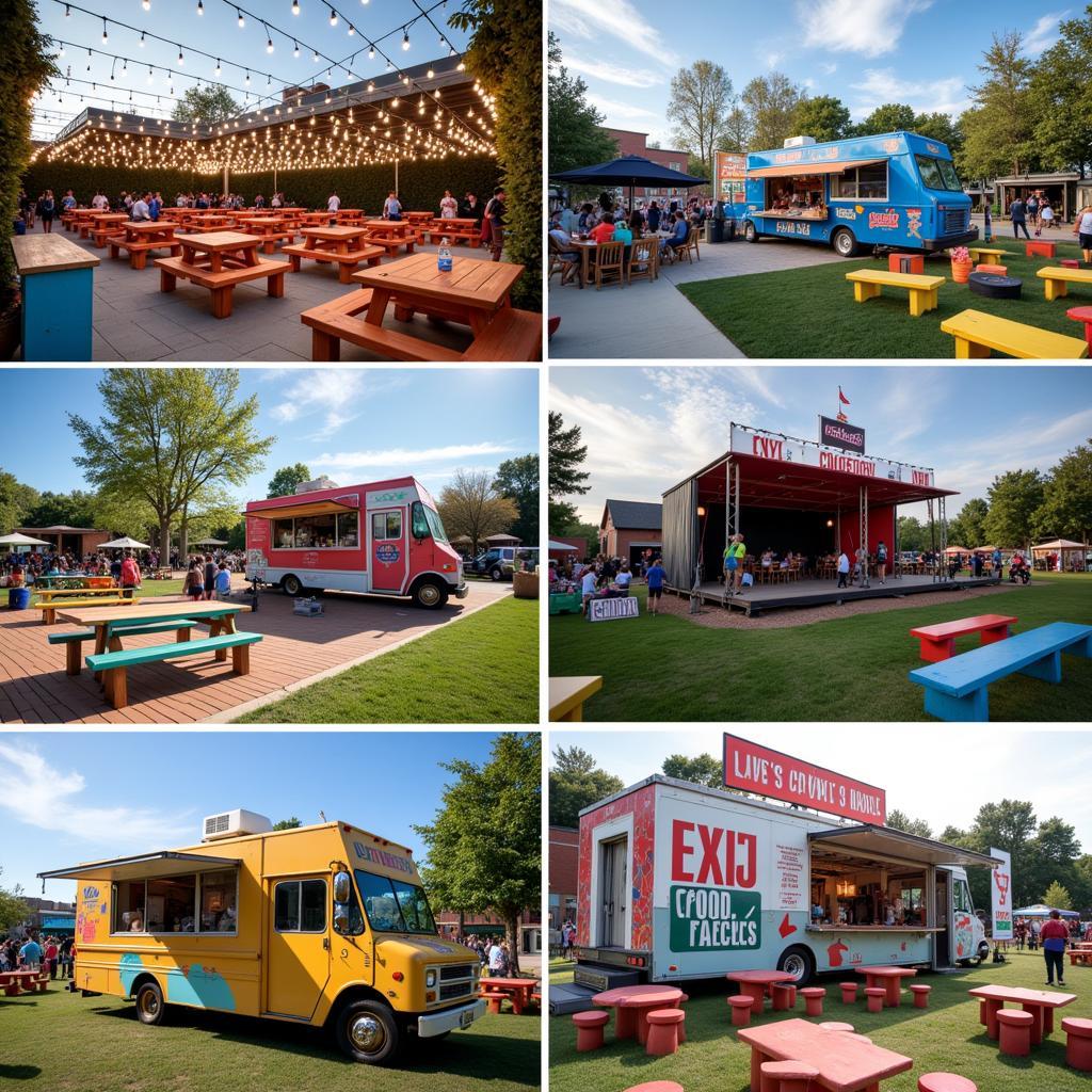 Food truck park design inspiration