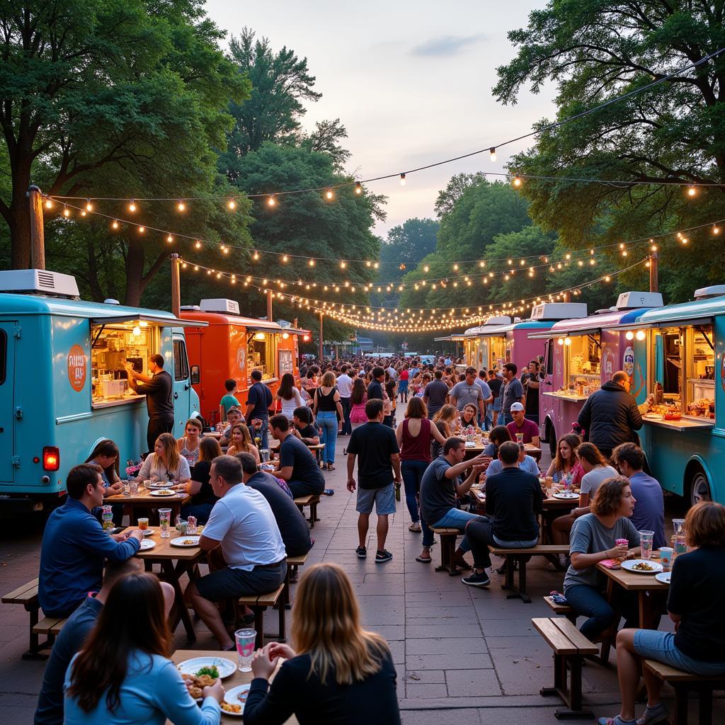 Food Truck Park in Western Mass