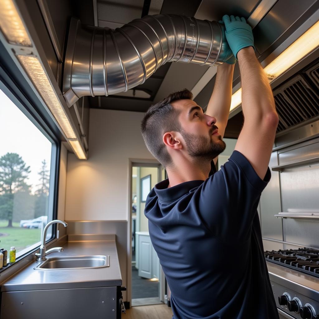 Inspecting a Food Truck Vent Hood