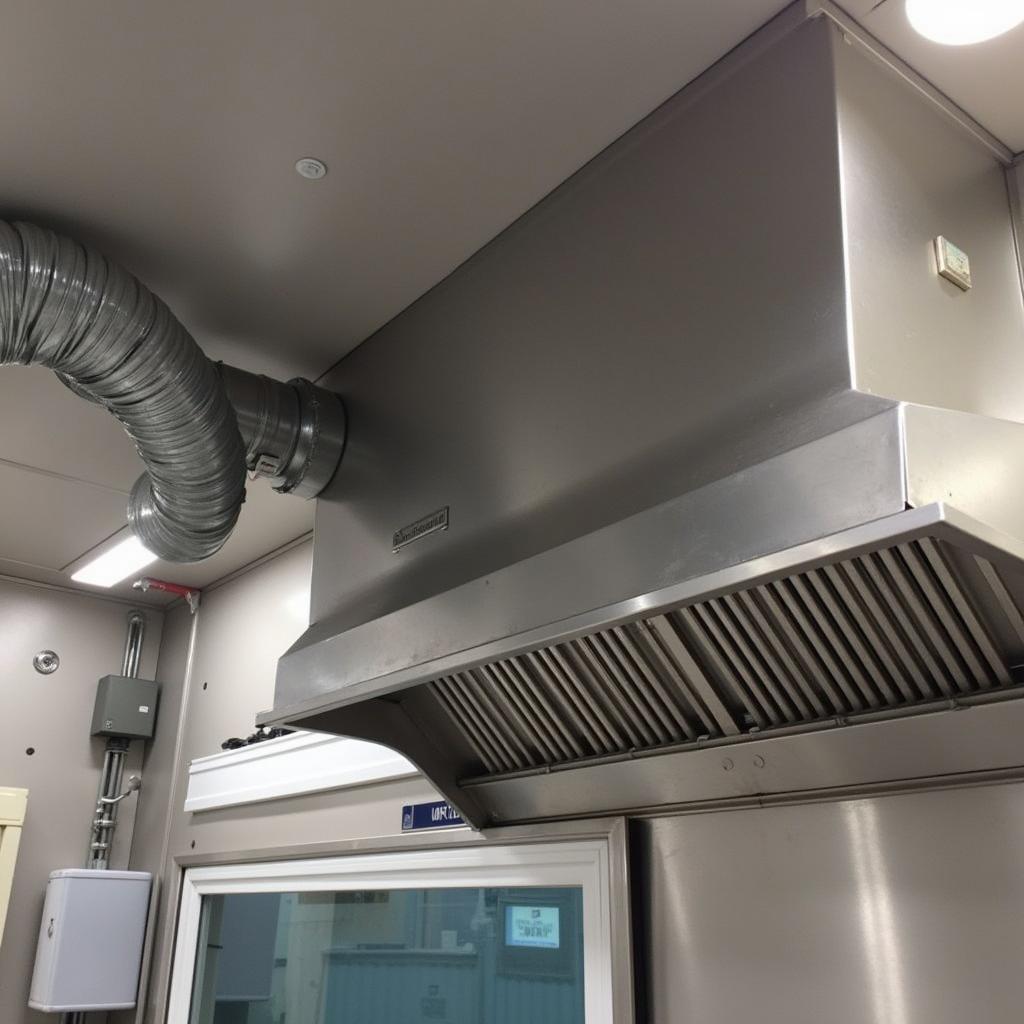 Food Truck Vent Hood Installation