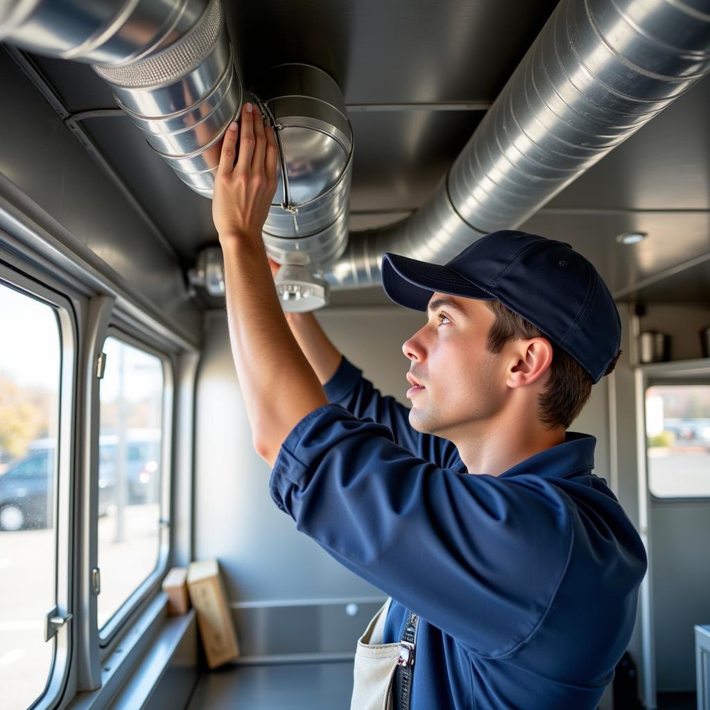 Food Truck Ventilation System Installation