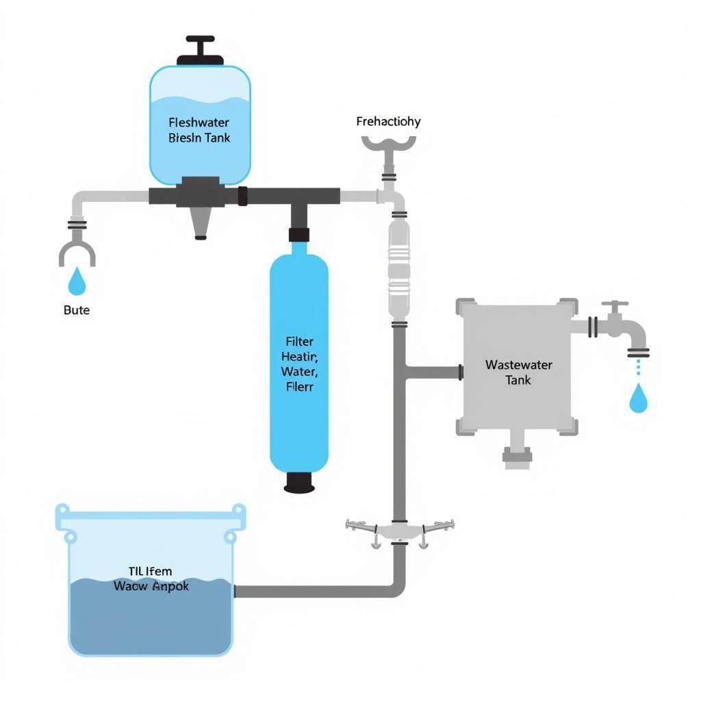 Food Truck Water System Diagram