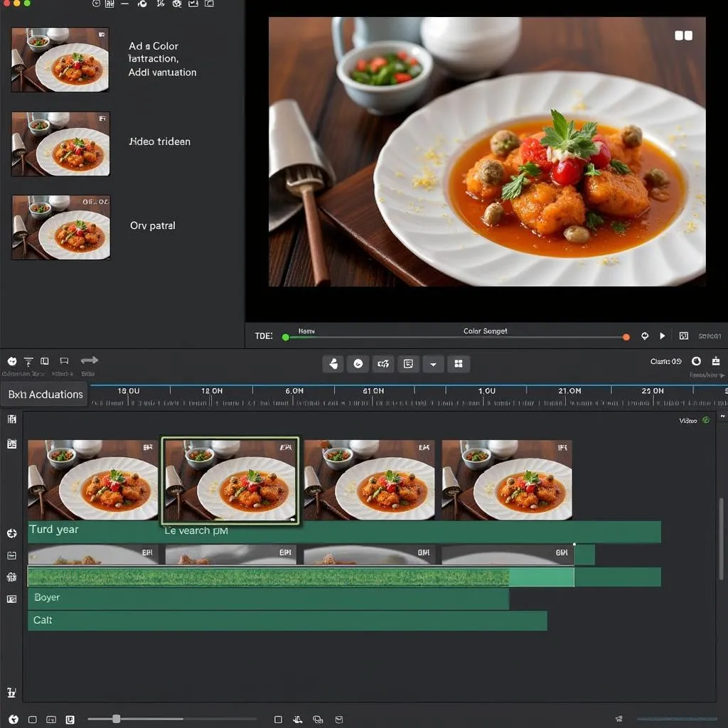  Editing Food Videos on Computer 