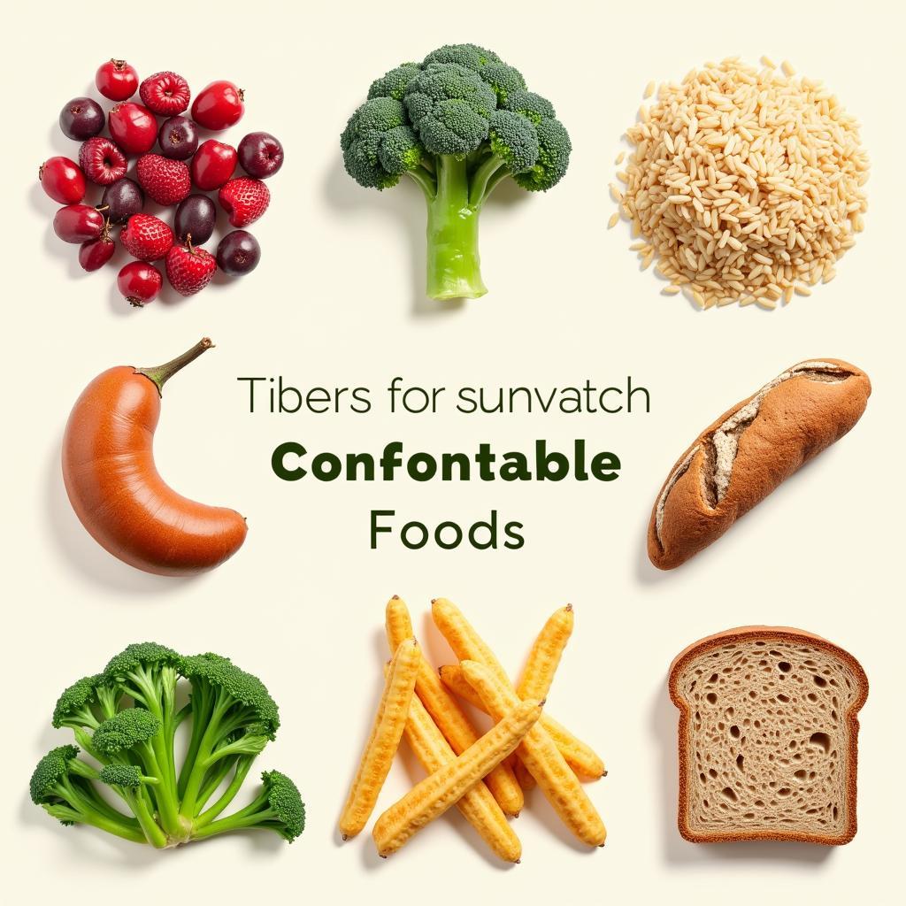 Fiber-rich foods like fruits, vegetables, and whole grains for bottoming.