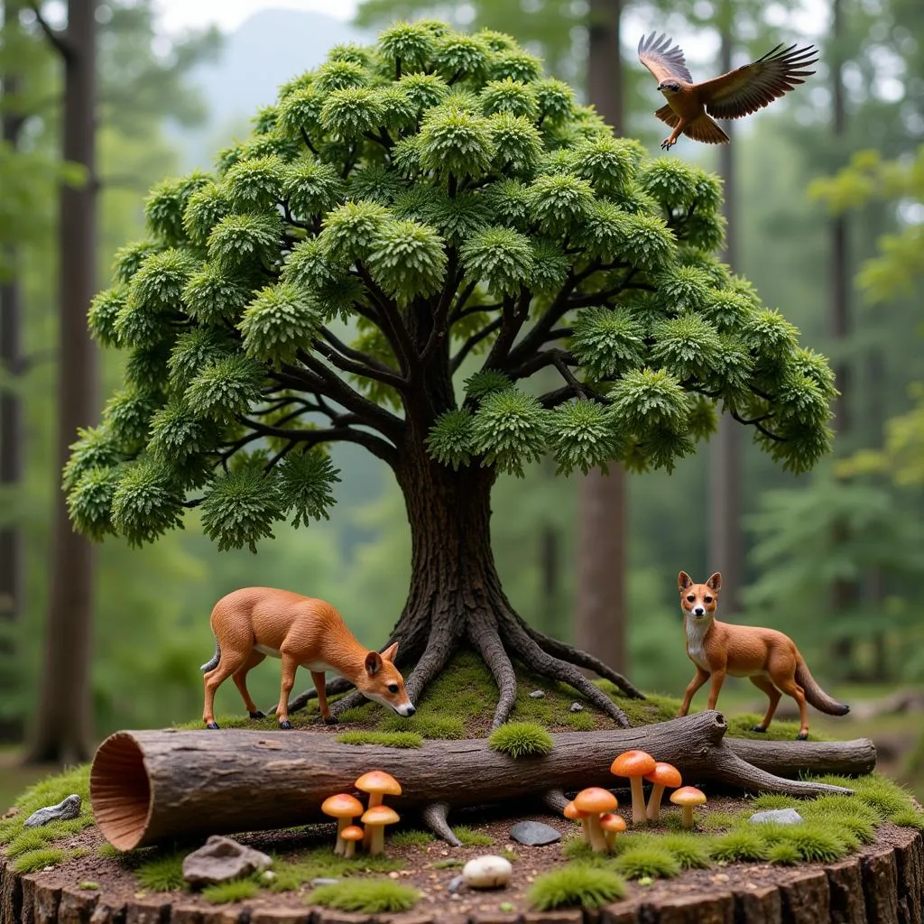 Forest Food Chain Diorama