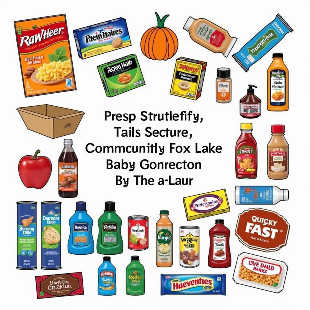 Community members contribute to the Fox Lake Food Pantry by donating food and other essentials