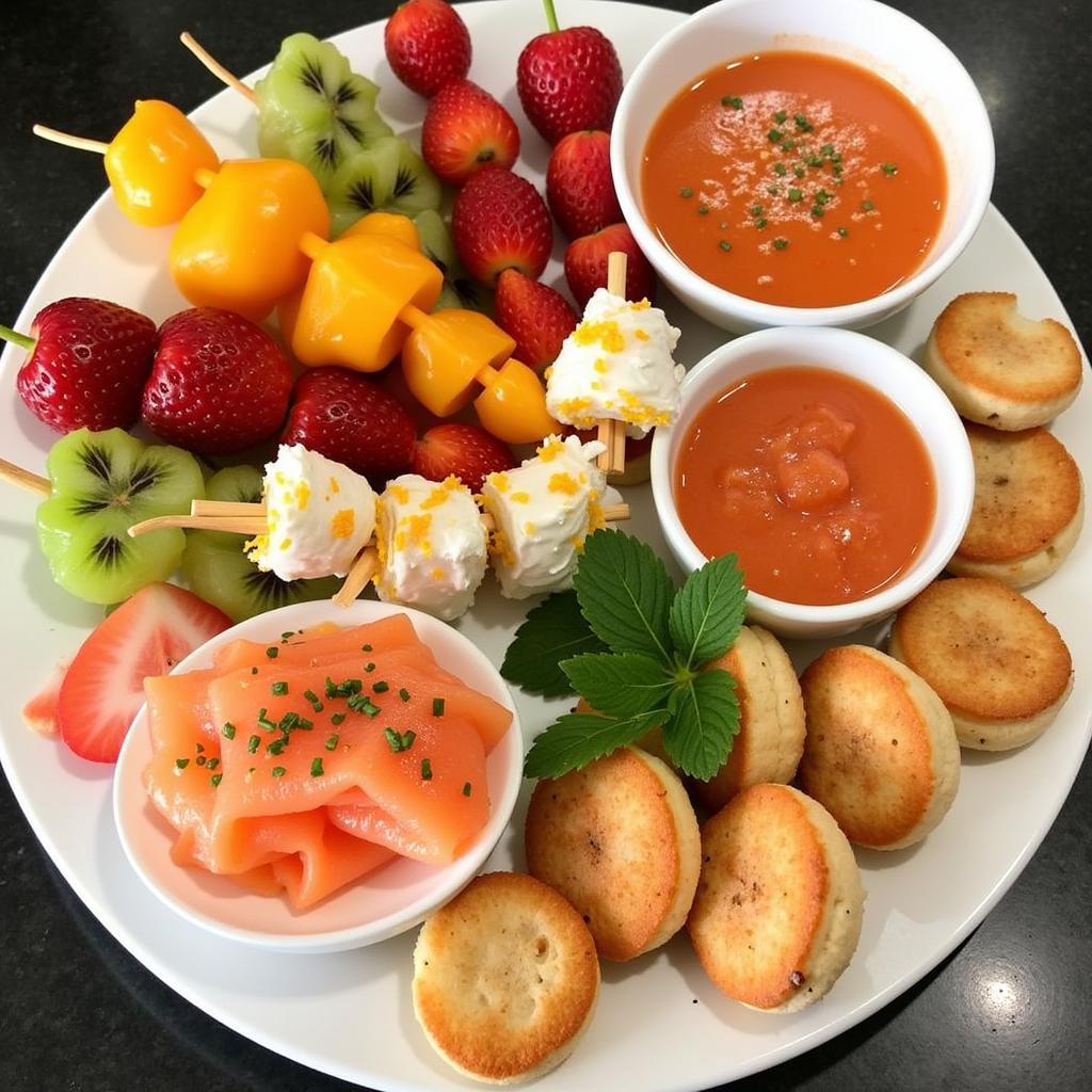 A Colorful Freddo Food Platter