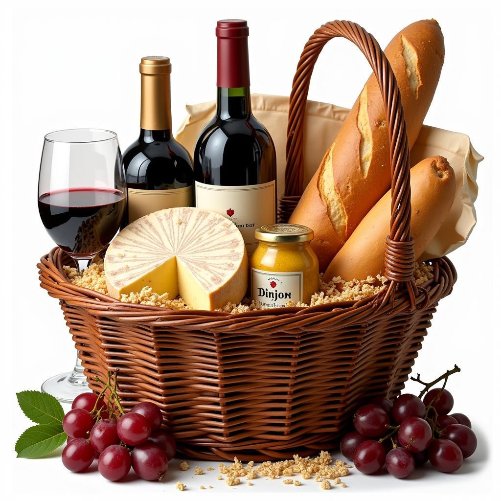 French Food Gift Basket