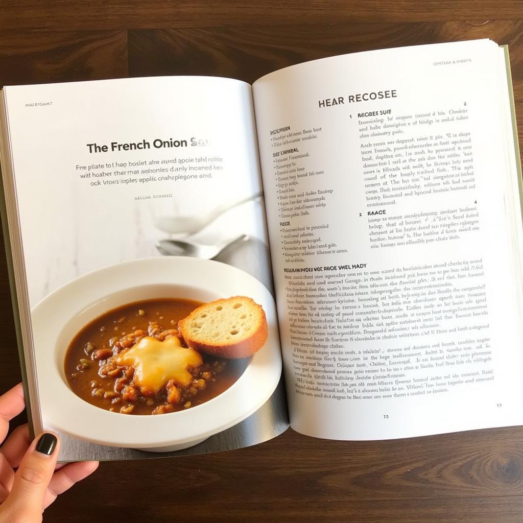 French Onion Soup Recipe Book