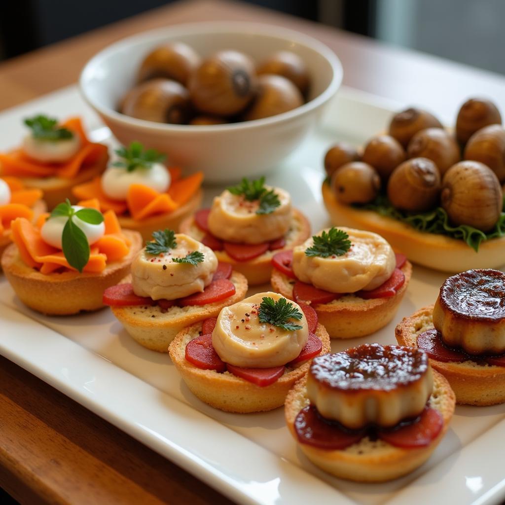 Elegant French Wedding Appetizers