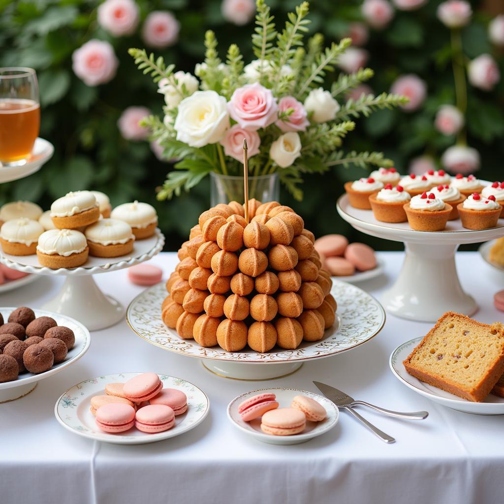 French Wedding Dessert Table