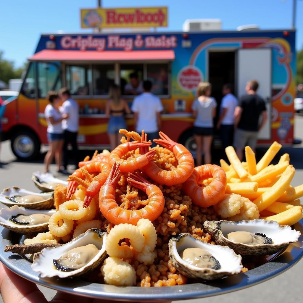 Fresh Catch Food Truck Seafood Platter