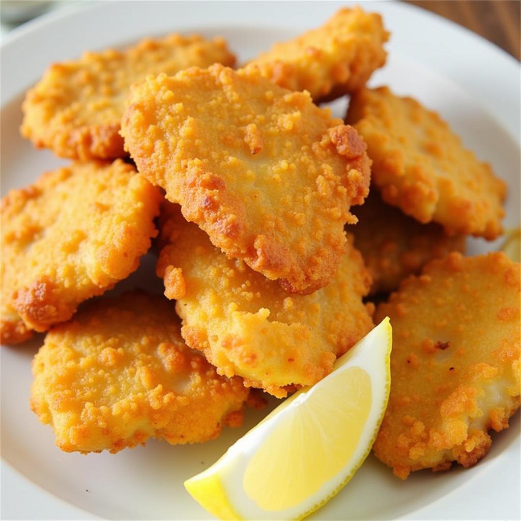 Crispy Fried Halibut Cheeks