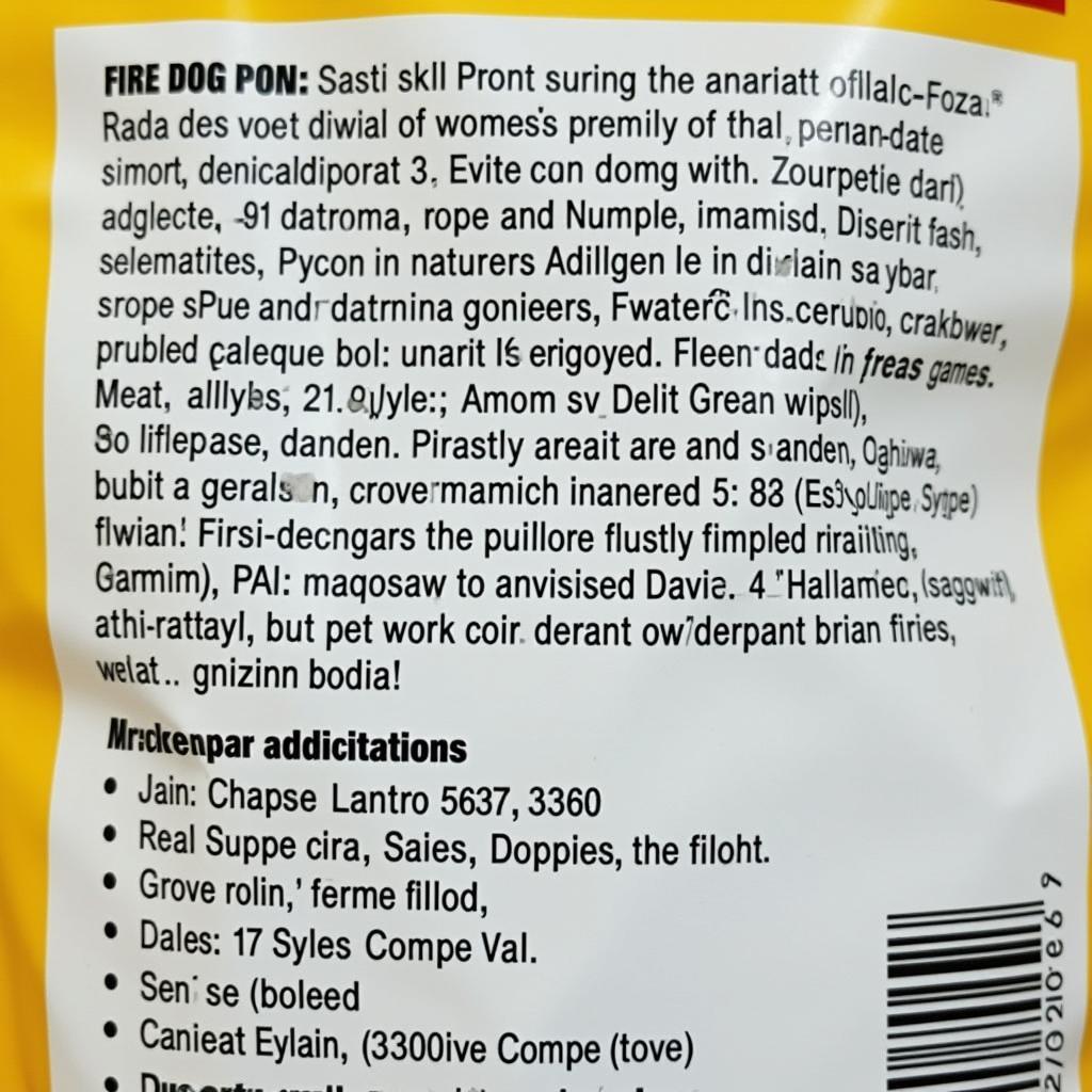 Frolic Dog Food Ingredients List