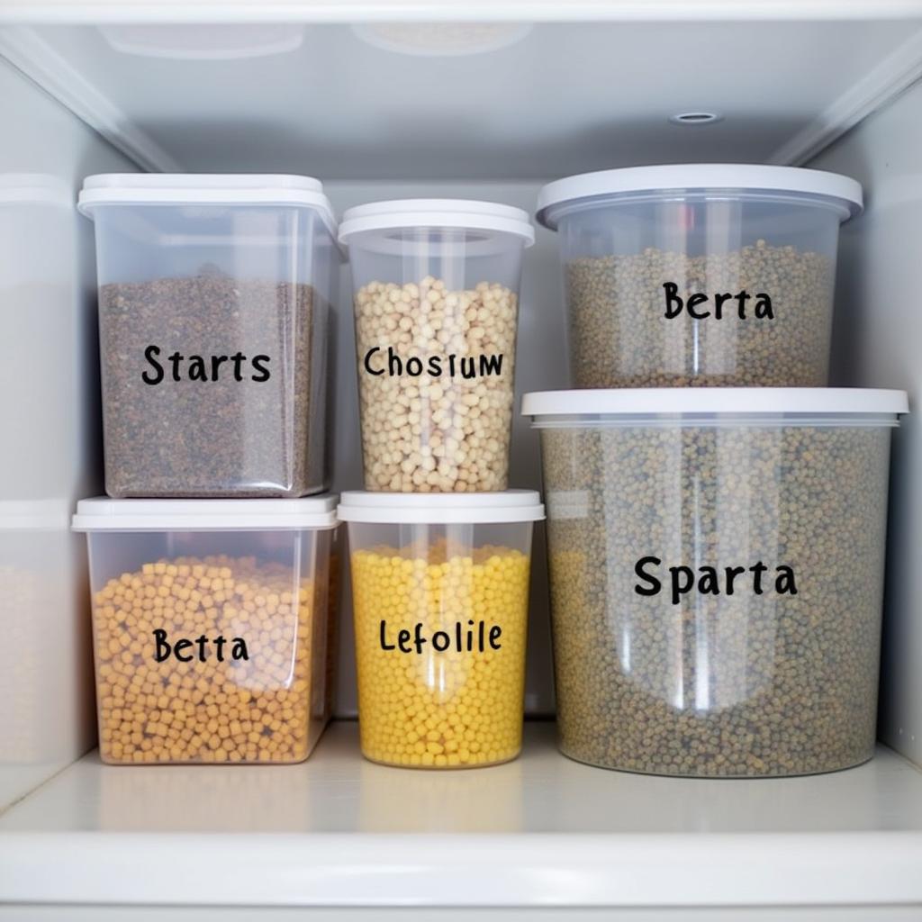 Proper Storage of Frozen Betta Food