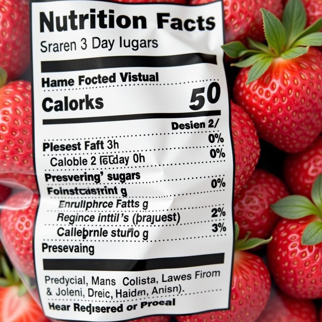 Frozen Strawberries Ingredient List