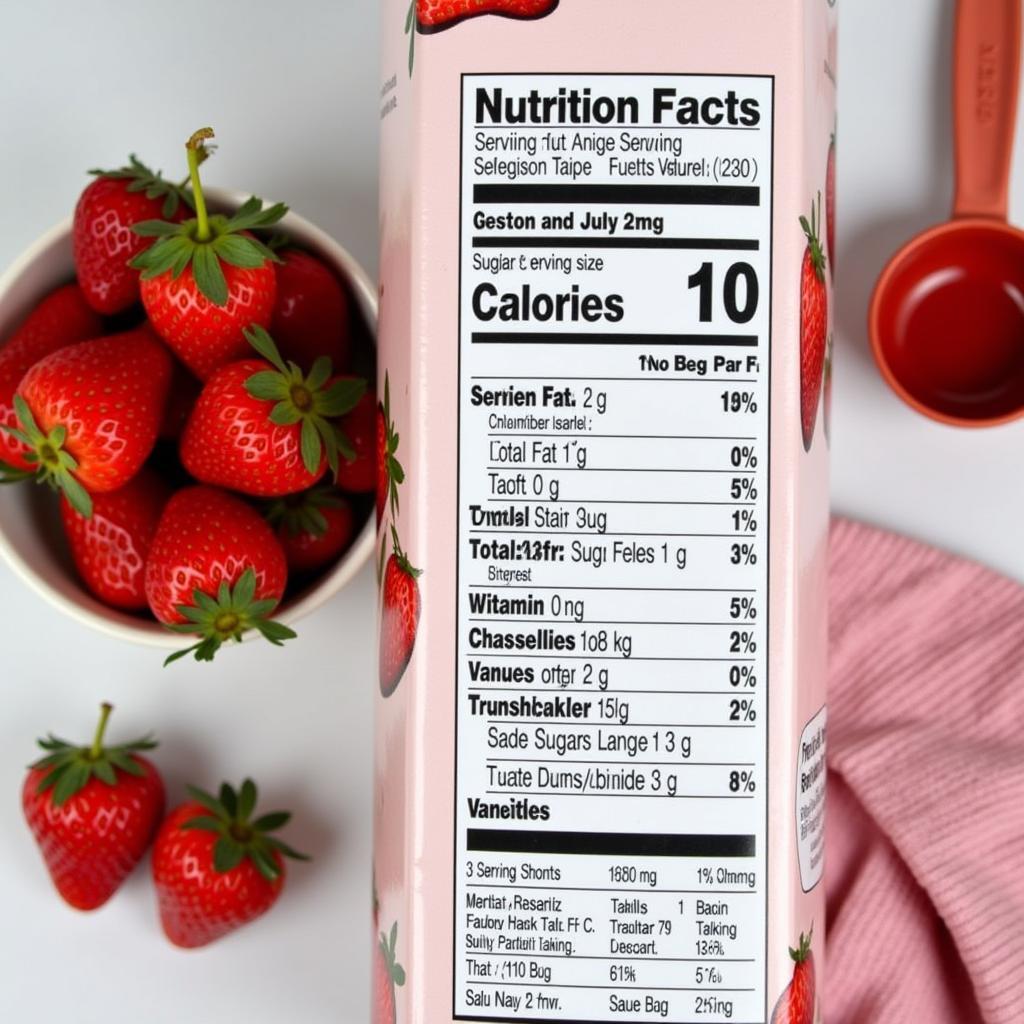 Frozen Strawberries Nutrition Facts