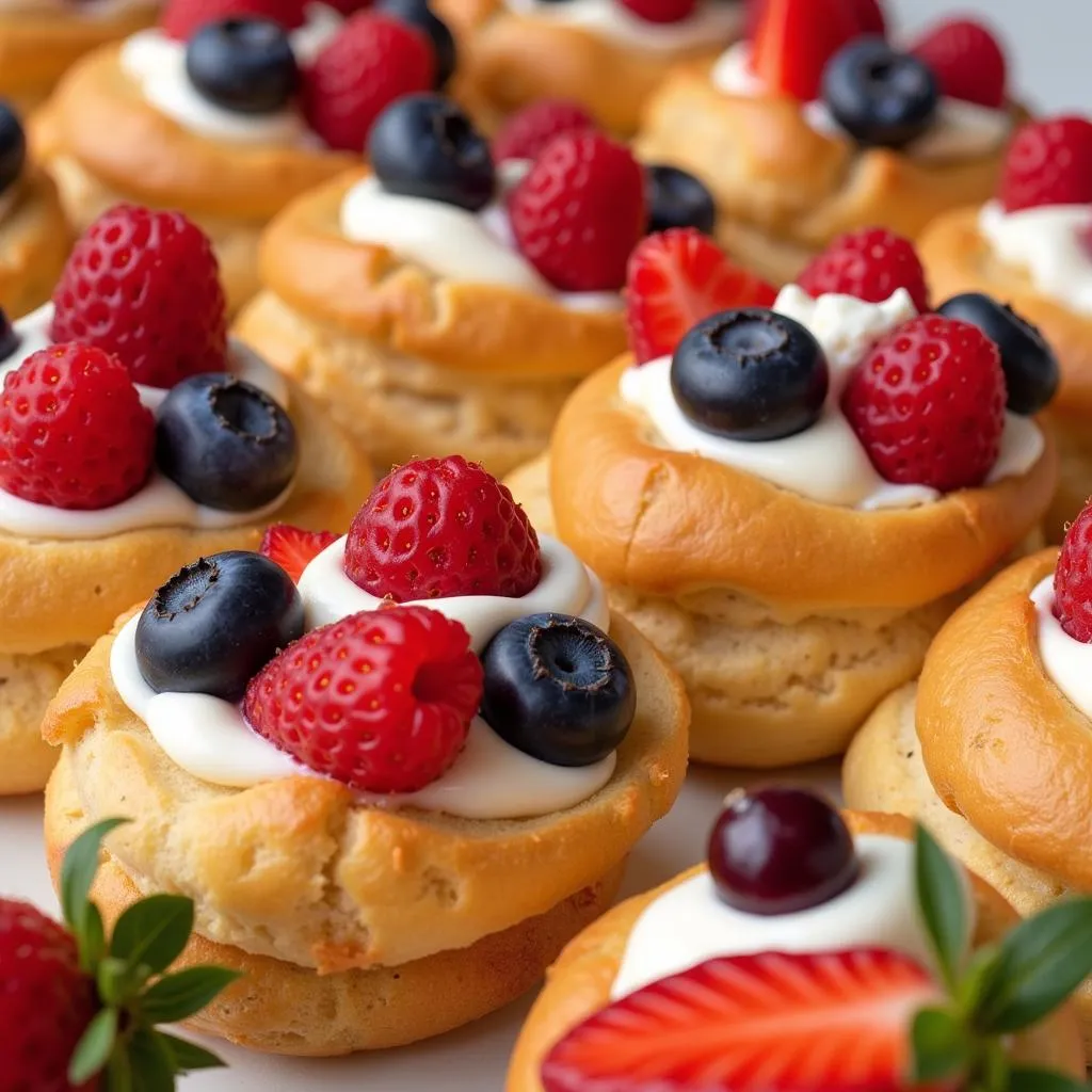 Fruit-Filled Pastry Horns