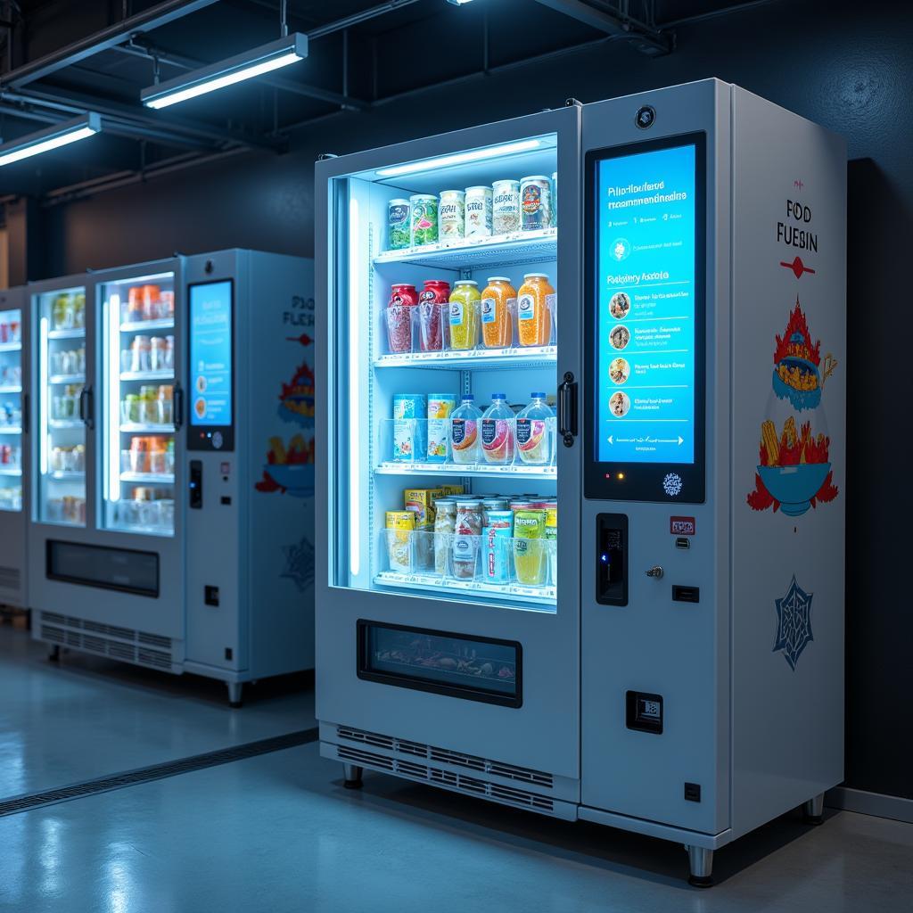 Future trends in cold food vending machines: personalized recommendations, integrated ordering, advanced refrigeration.