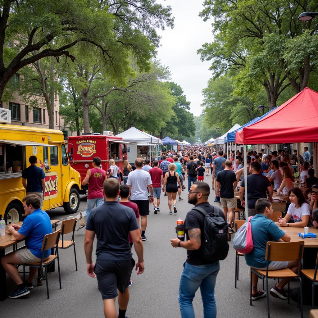 Food truck rally in Gainesville