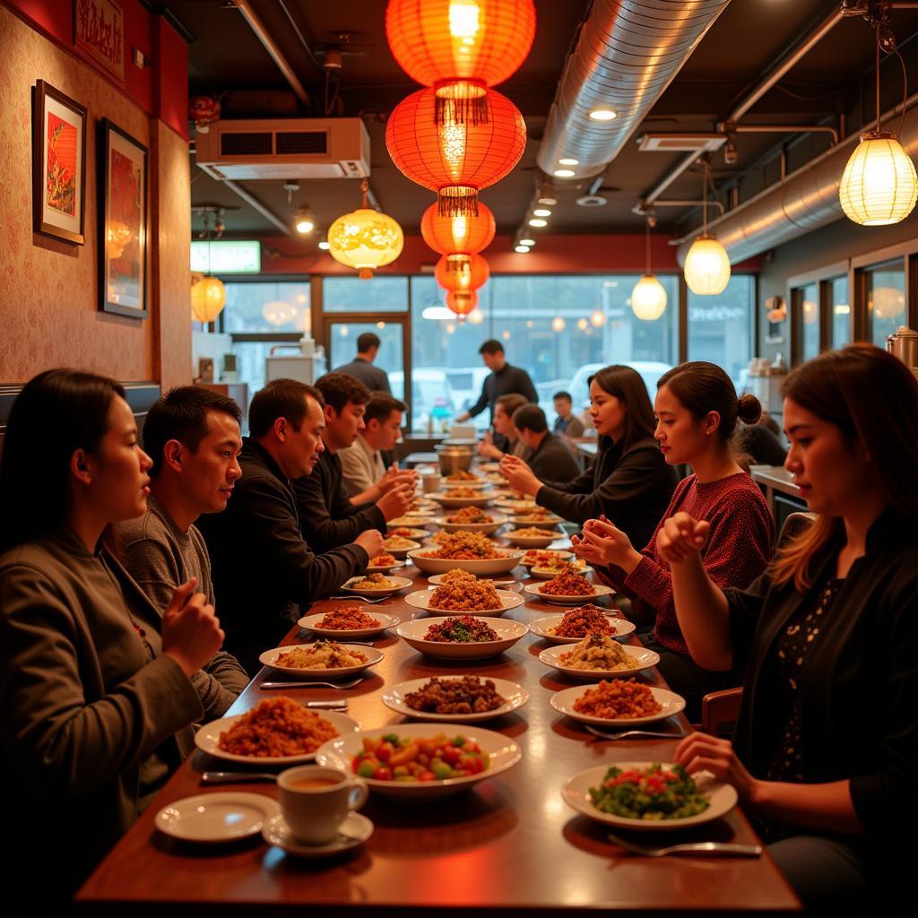 Gaithersburg Chinese Restaurant Interior