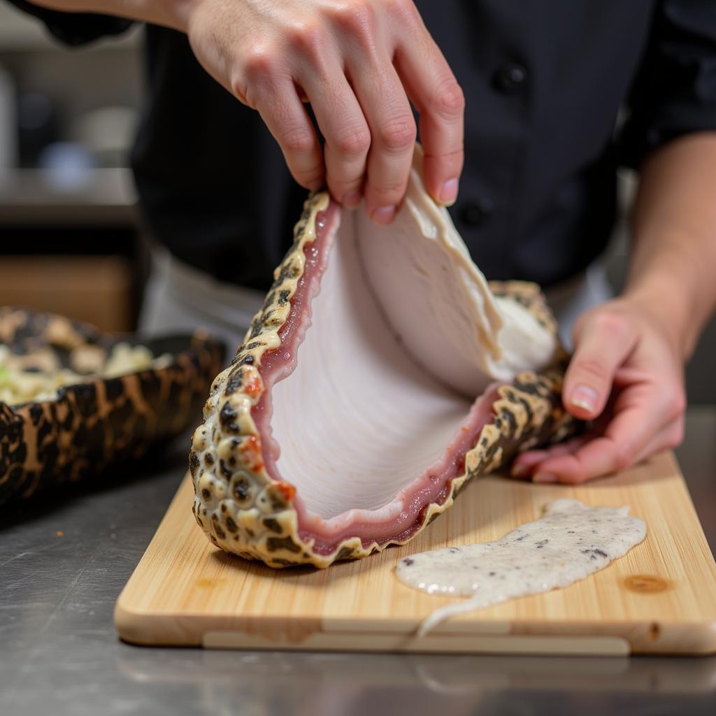 Preparing Fresh Gator Tail