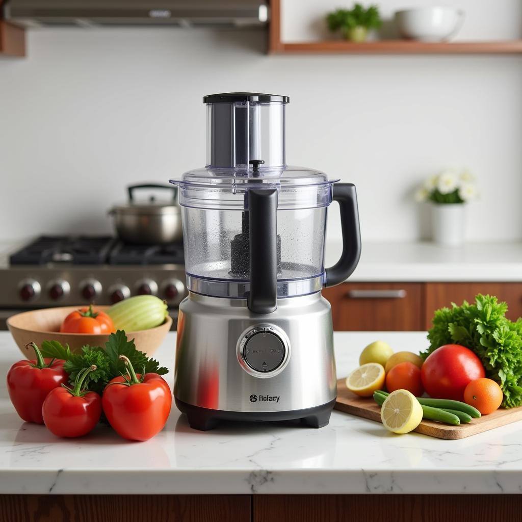 Sleek and Powerful GE Food Processor