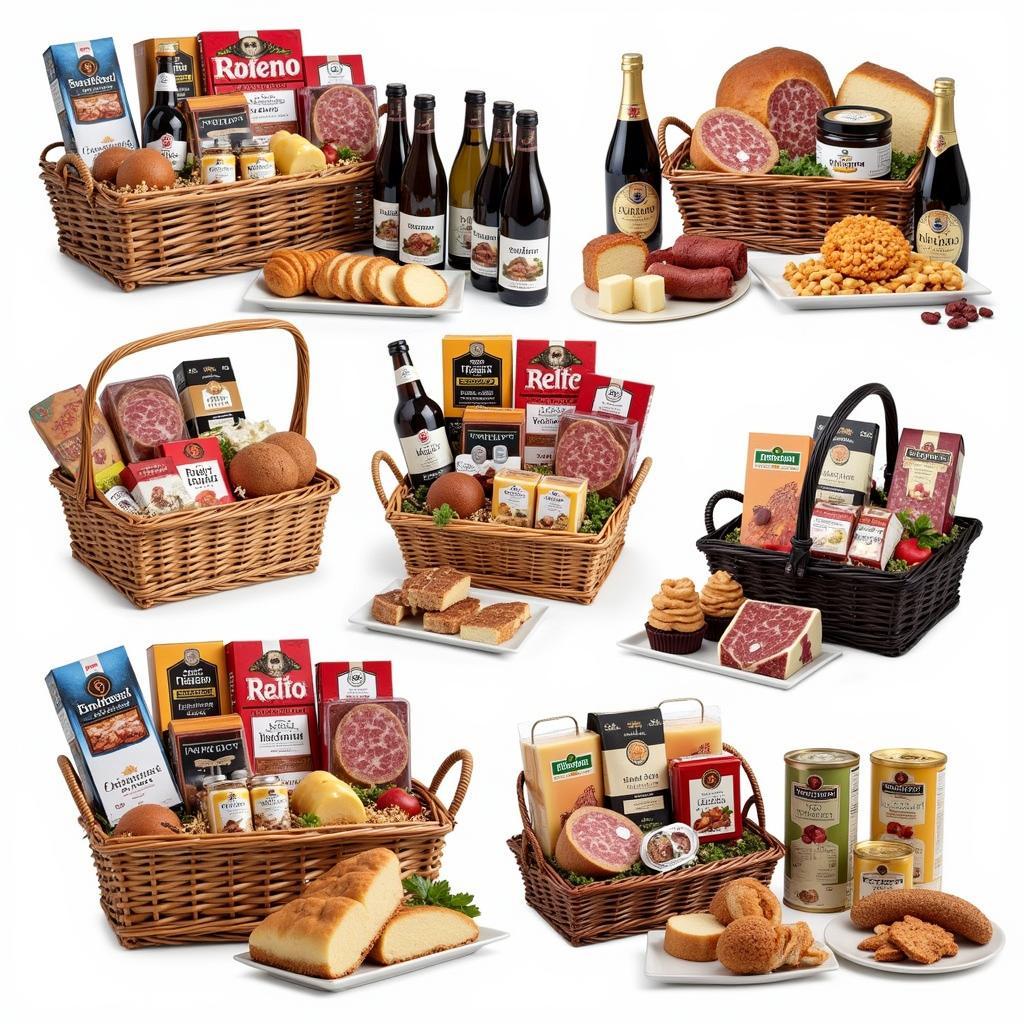 A Variety of German Food Gift Baskets