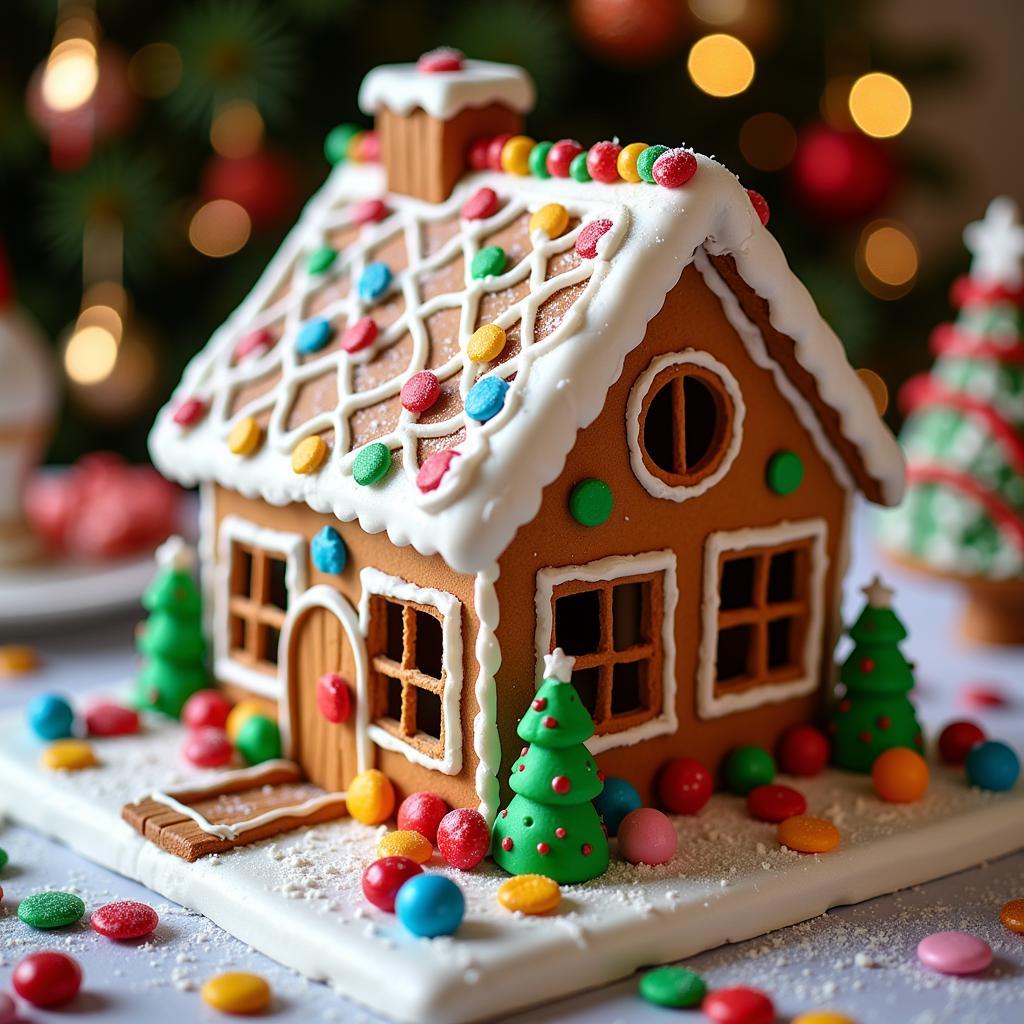 Gingerbread House Centerpiece