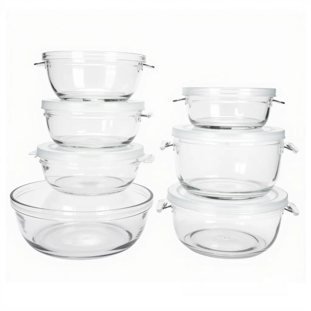 Glass Food Storage Containers with Secure Seals