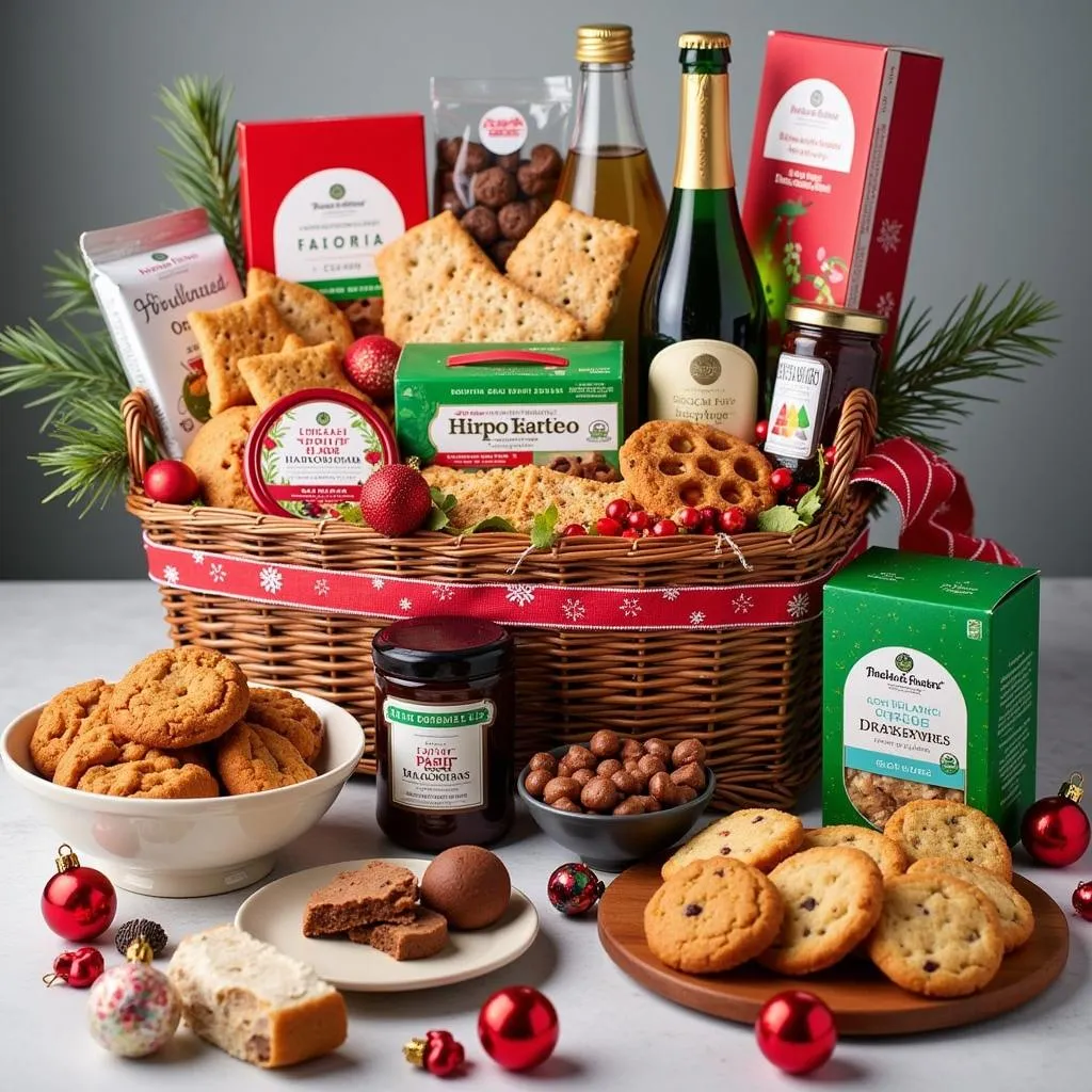 Gluten-Free Christmas Hamper with Variety of Treats