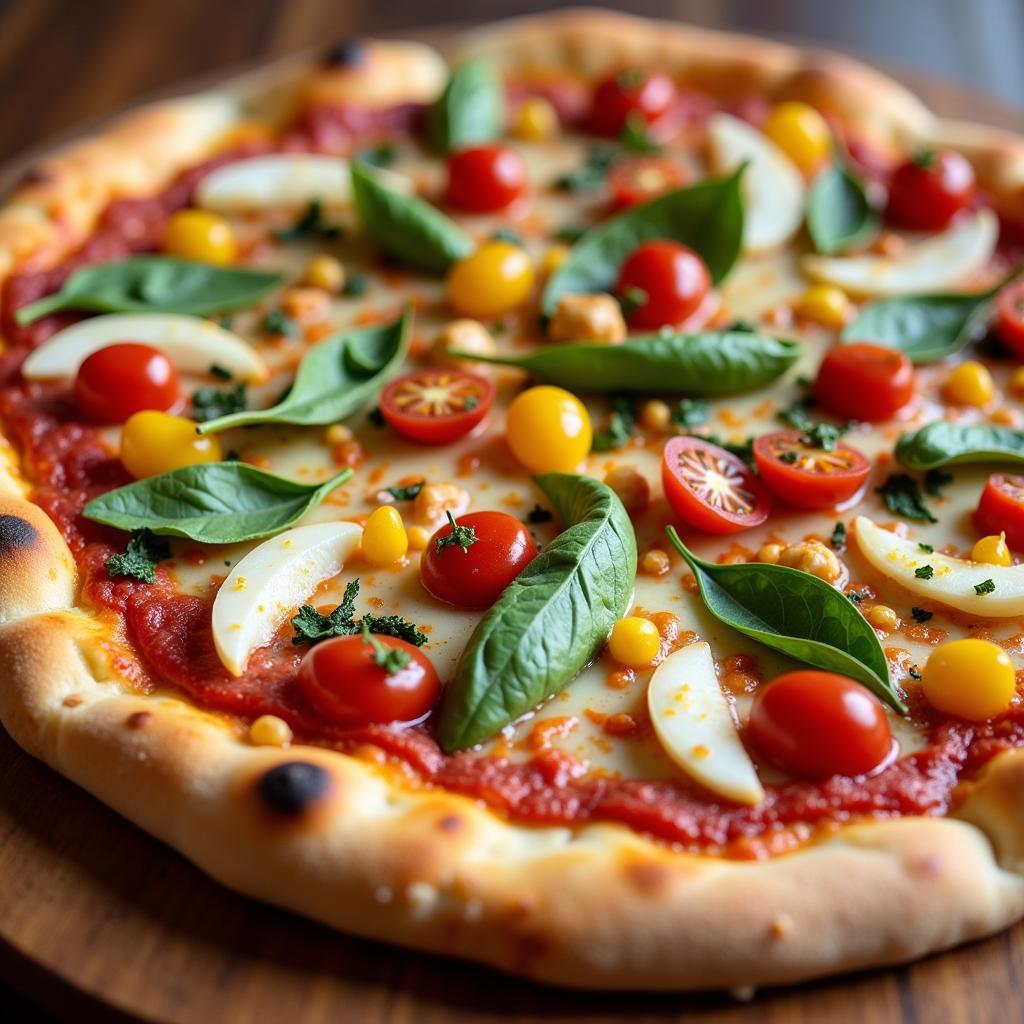 Gluten-Free Pizza with Vegetables