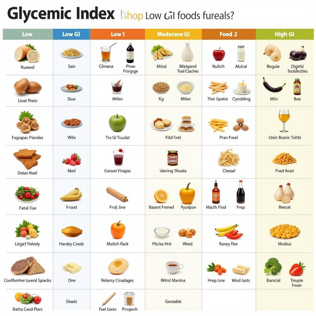 Glycemic Index Food Chart