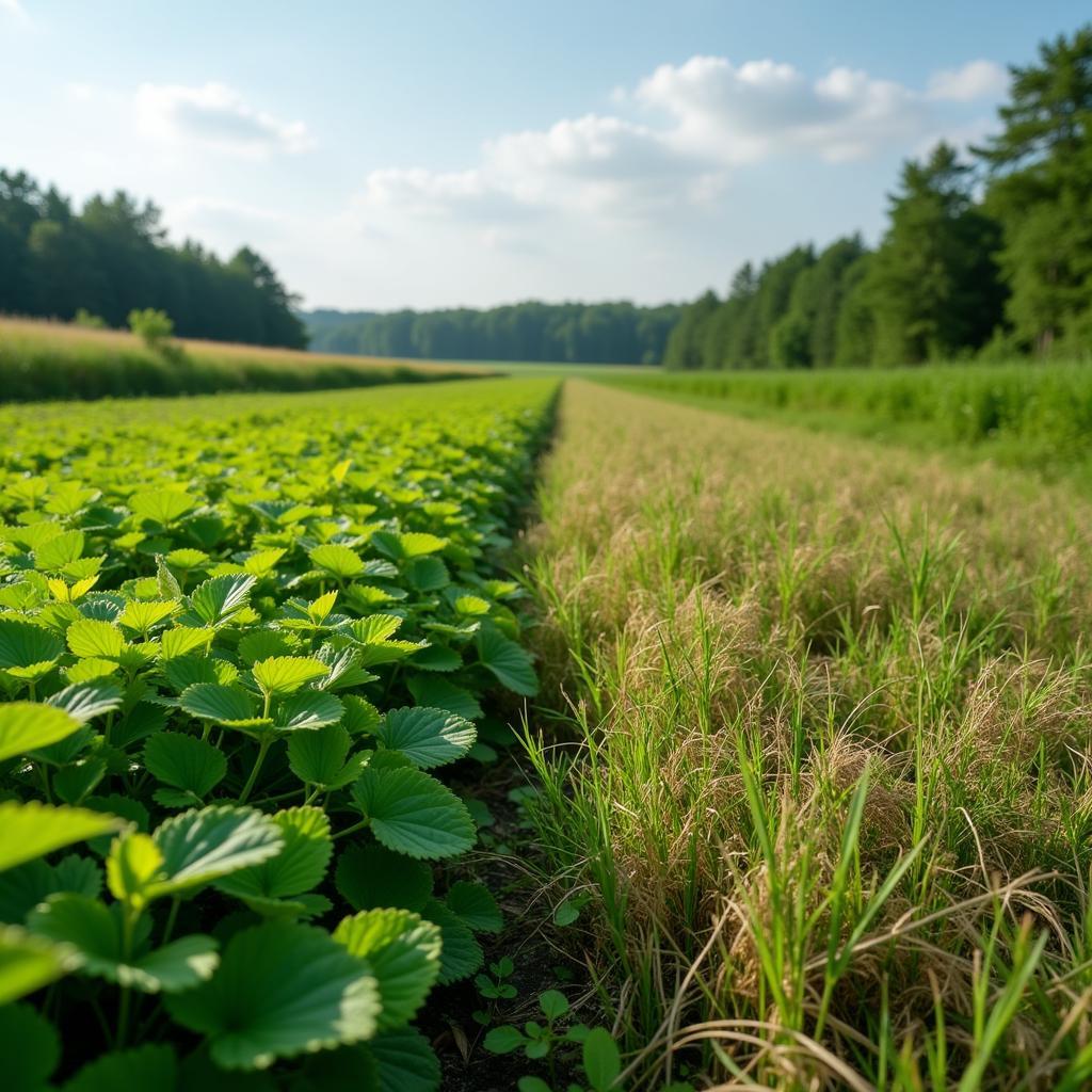 Applying Glyphosate to a Food Plot