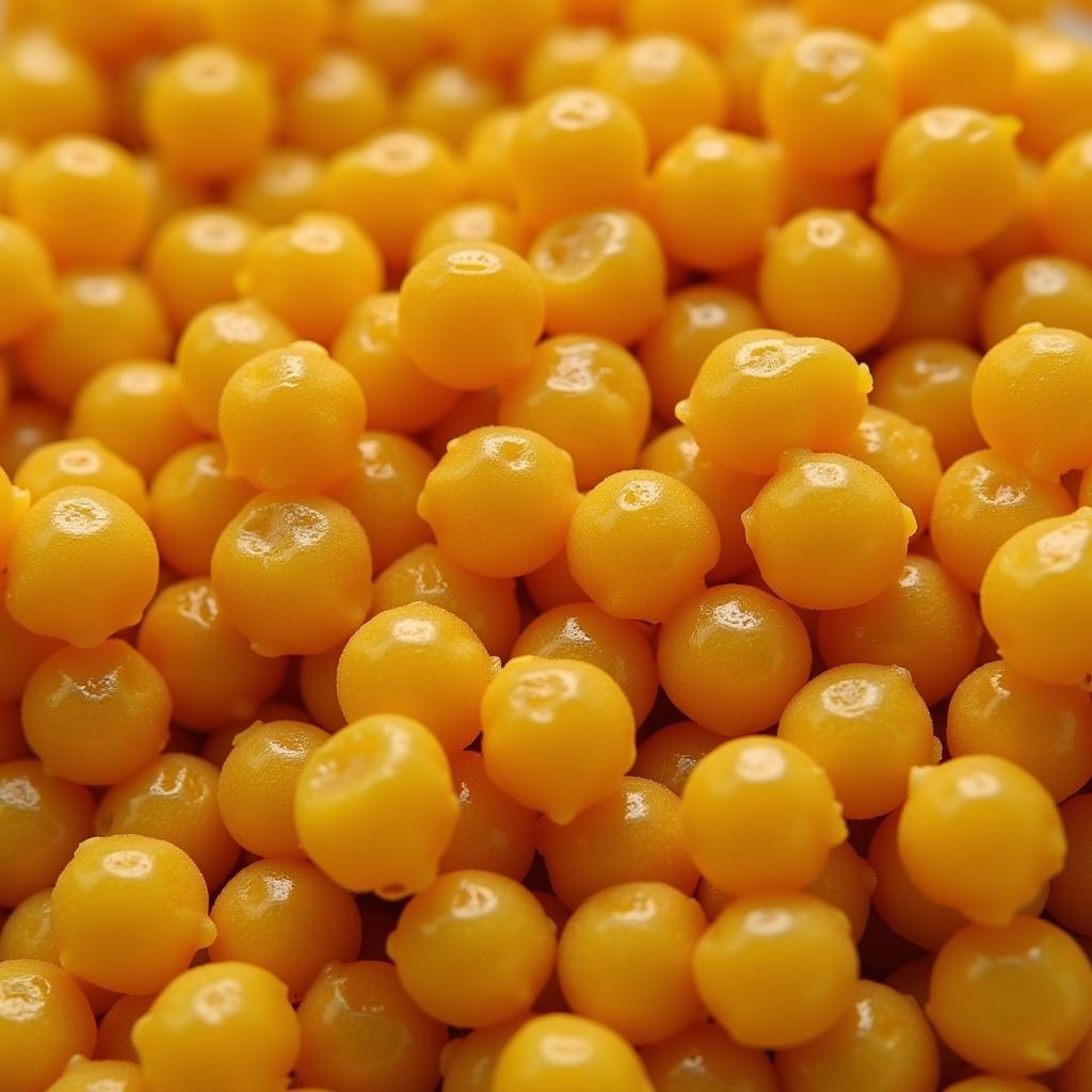 Close-up of Golden Pearls Fish Food