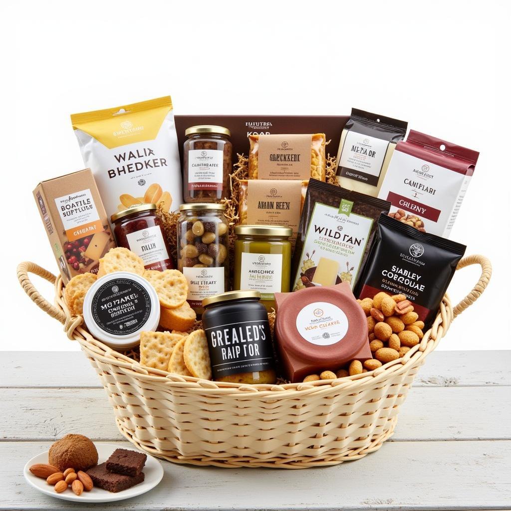 Gourmet Food Gift Basket for New Parents