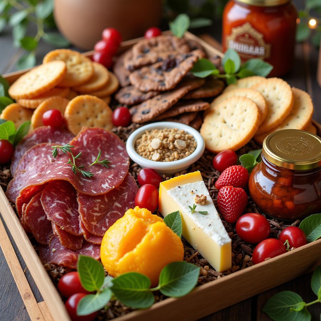 Inside a Gourmet Food Gift Box