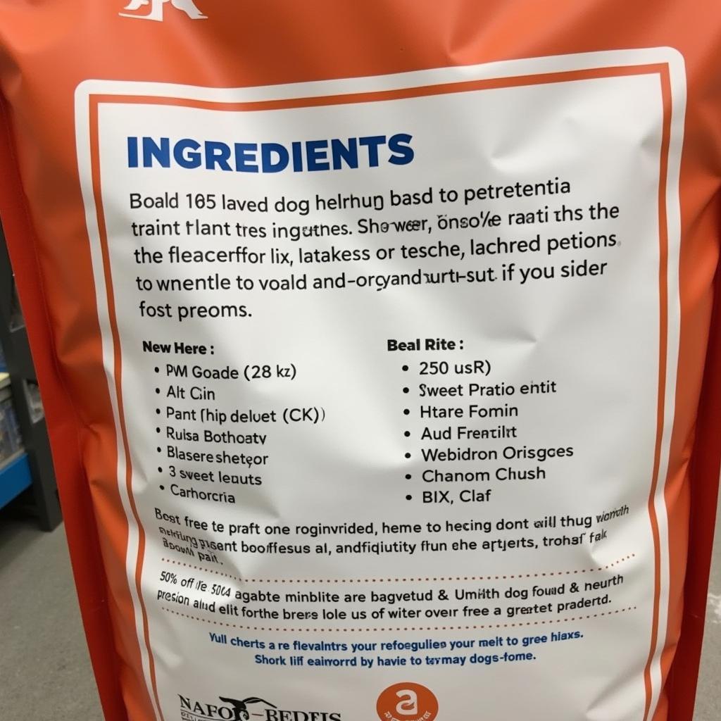 Grain-Free Dog Food Ingredients