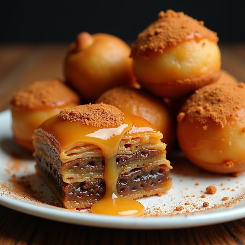 Greek Festival Baklava and Loukoumades