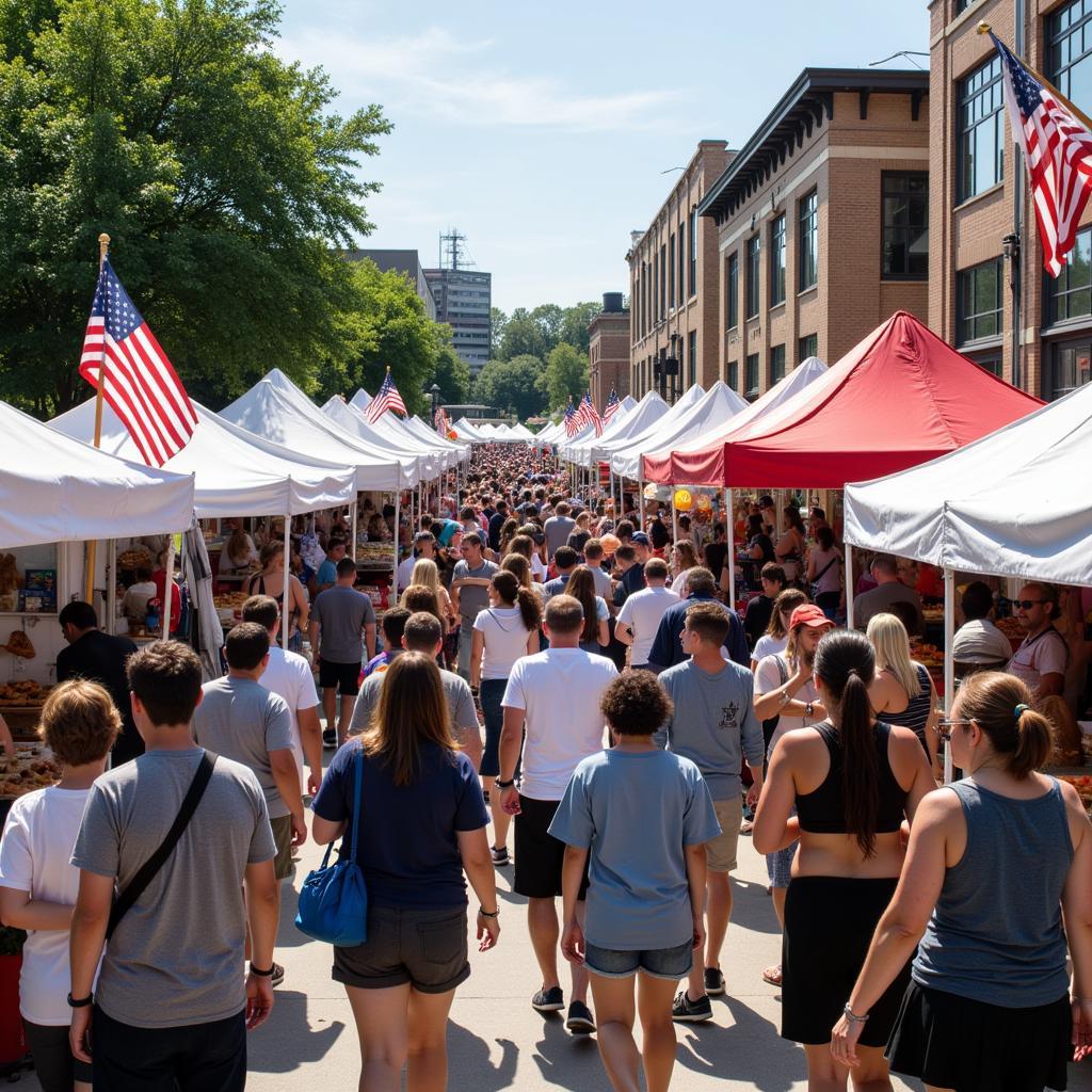 Authentic Greek Food Stalls at the Festival